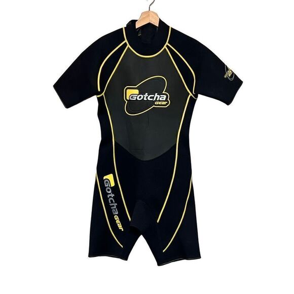 Gotcha Gear black titanium 2 short wetsuit size M - Picture 1 of 16